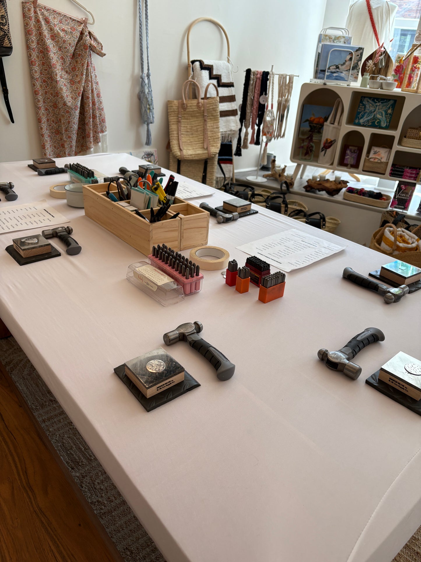 Pop Up Metal Stamping Workshop 4/24 @ BOHO HOUSE