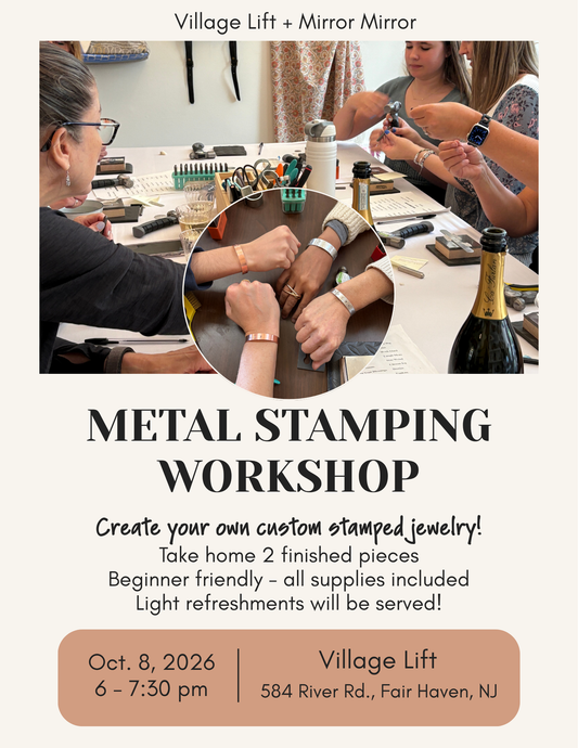 Village Lift - Metal Stamping Workshop 10/8