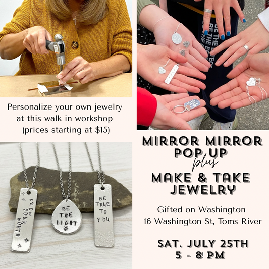 7/25 Gifted on Washington Pop Up & Mini Metal Stamping Workshop
