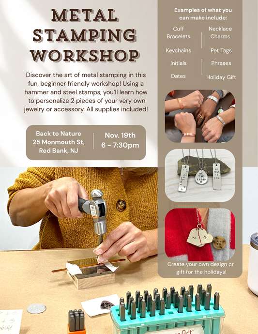 Back to Nature - Metal Stamping Workshop 11/19