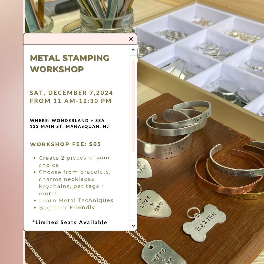 Metal Stamping Workshop @WonderLand+Sea