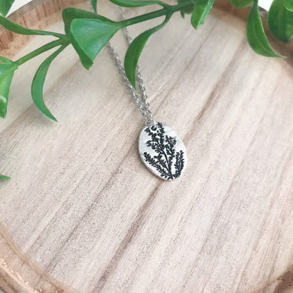 Silver Wildflowers Necklace