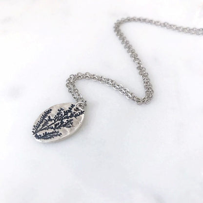 Silver Wildflowers Necklace