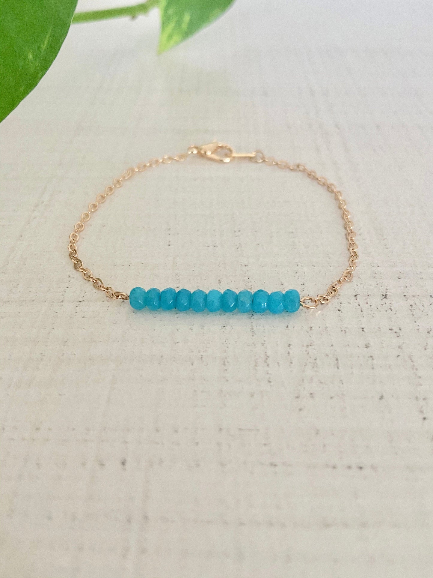 Apatite Gemstone Bracelet