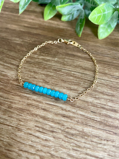 Apatite Gemstone Bracelet