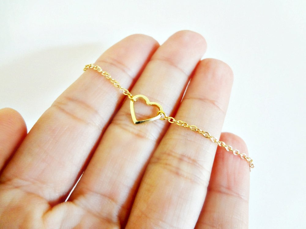 Gold Heart Bracelet