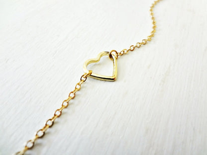 Gold Heart Bracelet